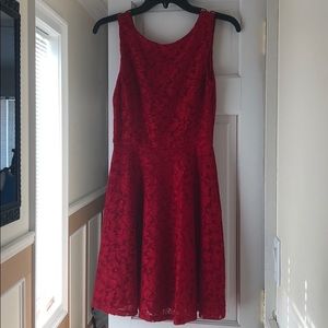 Size 3 Red shimmer dress! New w/o tags!